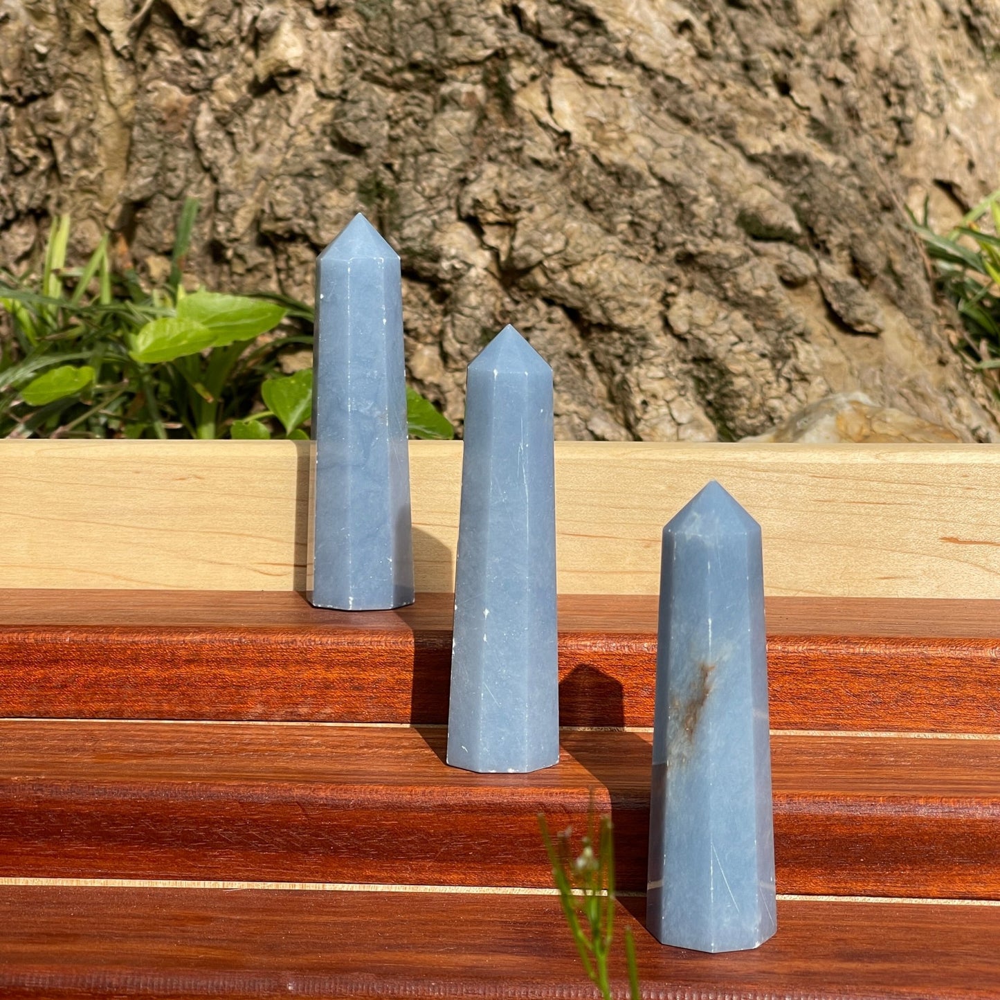 Angelite Tower - Healing Stone Beings