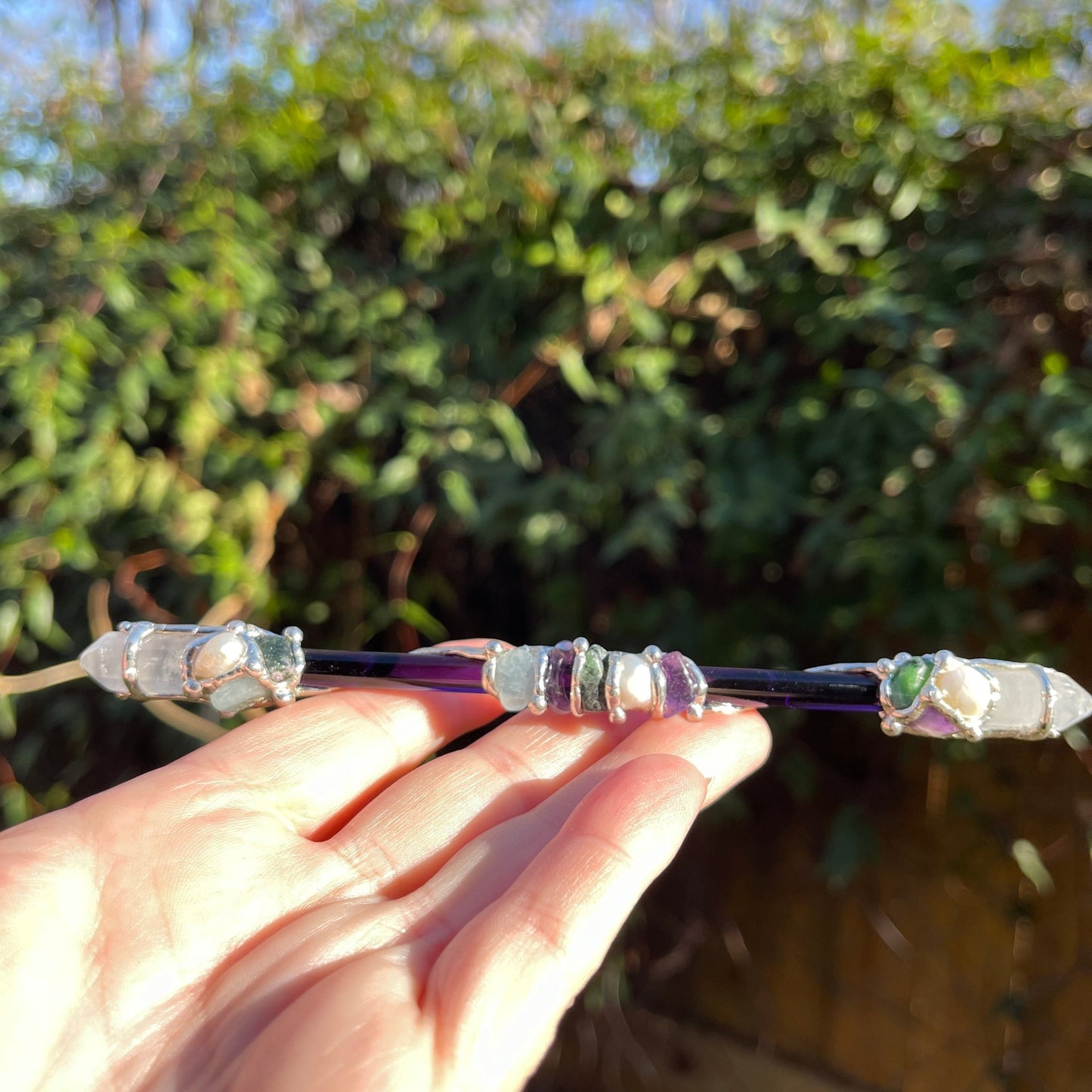 Ask, Believe, Receive - The Law of Attraction Wand - Healing Stone Beings