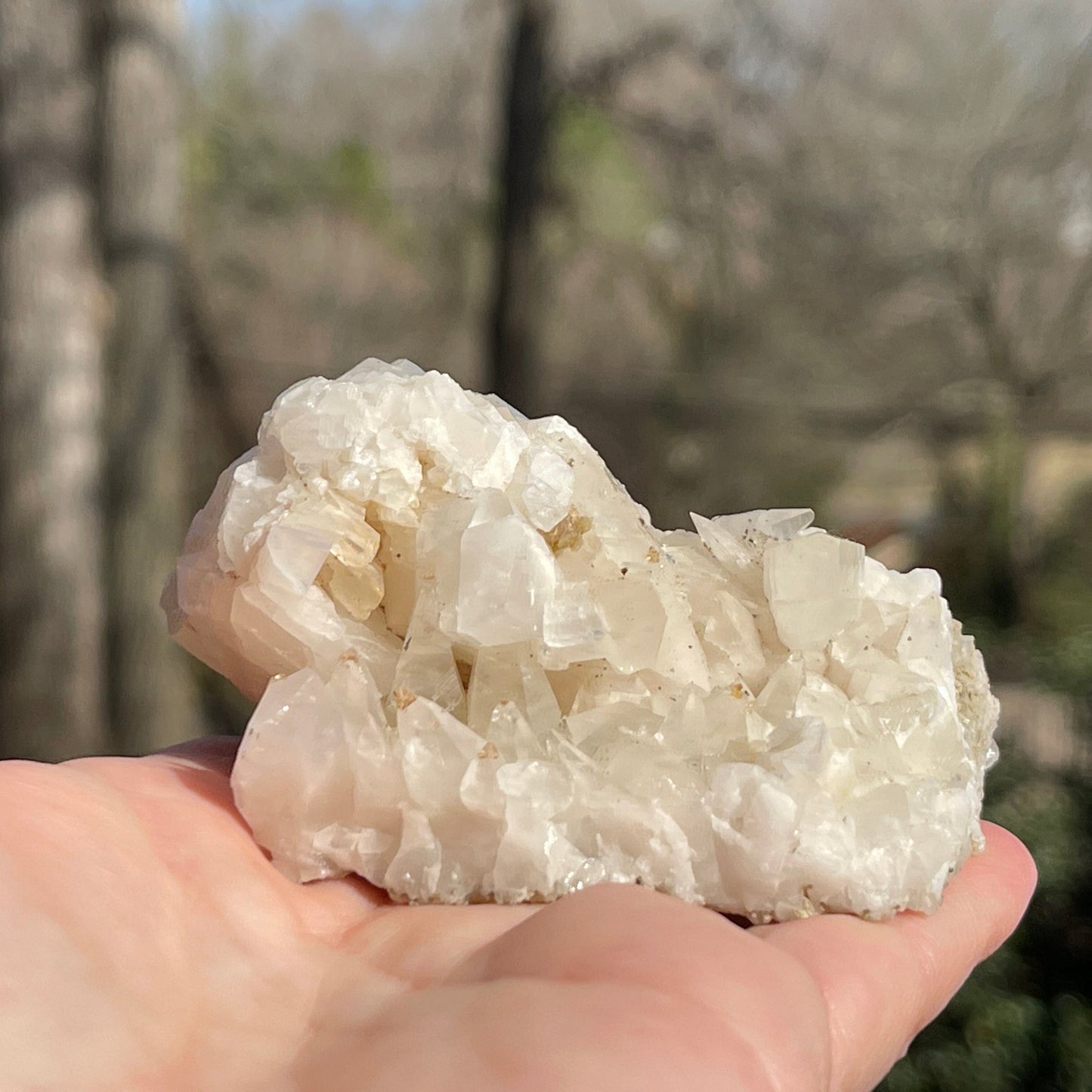 Calcite w/ Chalcopyrite - Healing Stone Beings