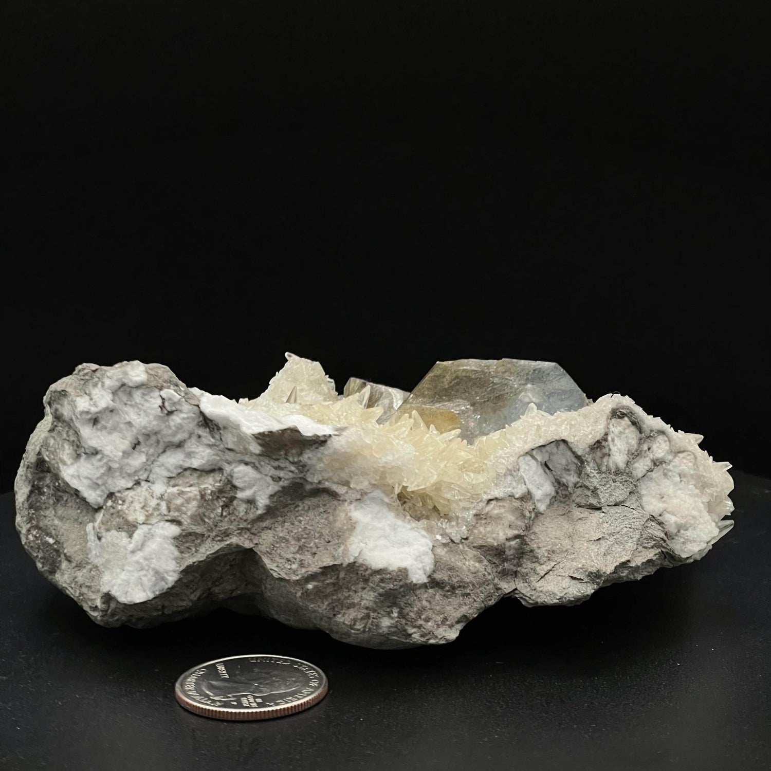 Celestite and Calcite Free Form - Healing Stone Beings