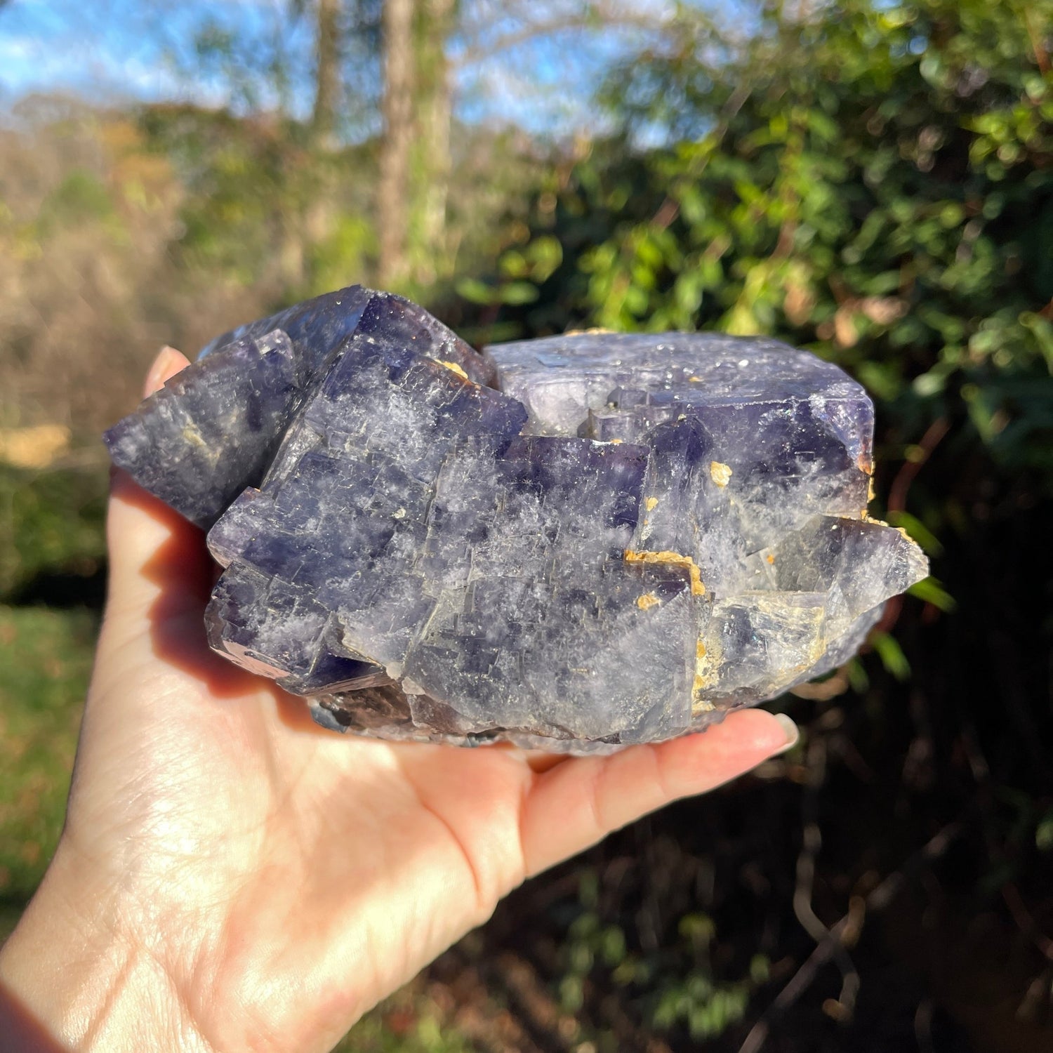Druzy Quartz & Fluorite Nigeria - Healing Stone Beings