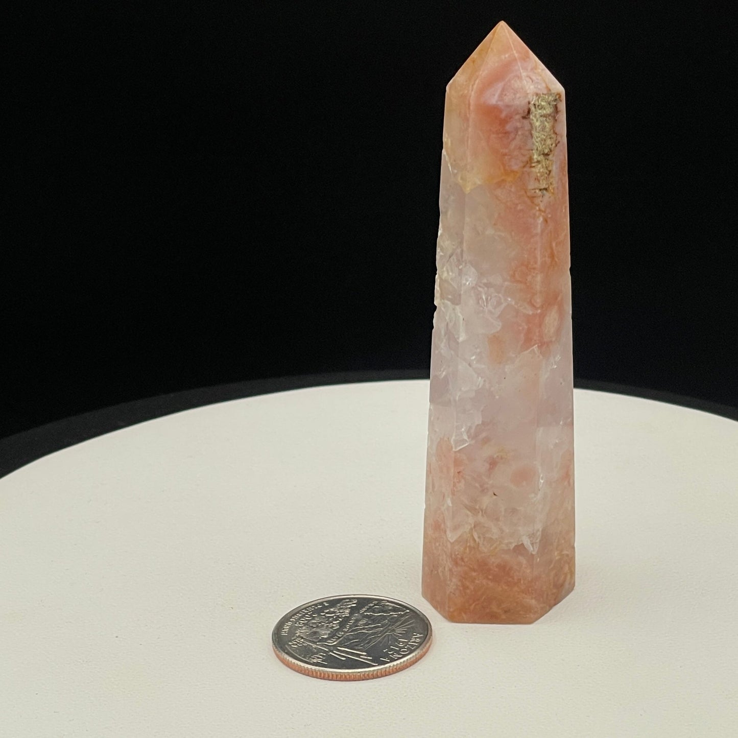Flower Agate Tower (Small) - Healing Stone Beings