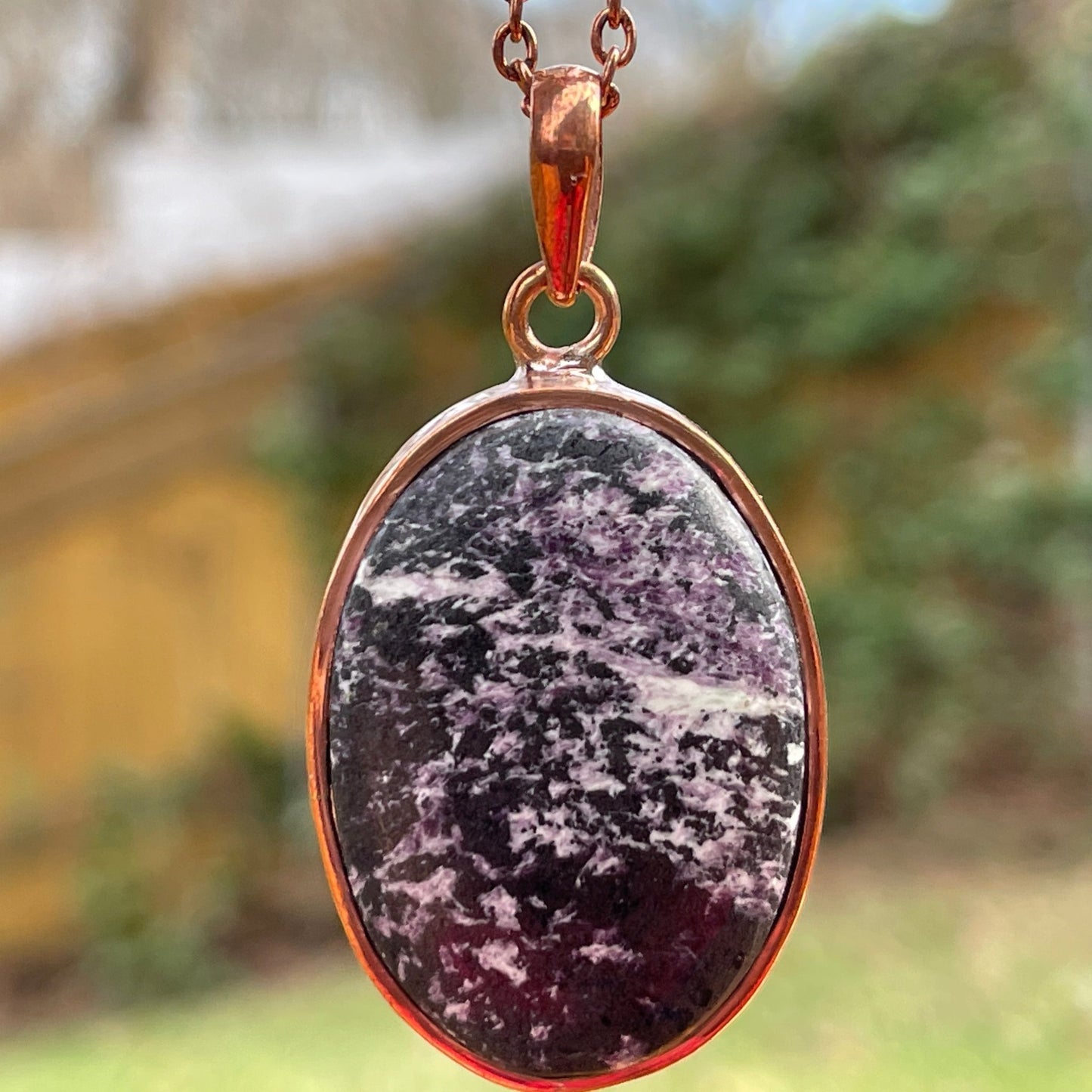 Galaxy Quartz Pendant - Healing Stone Beings