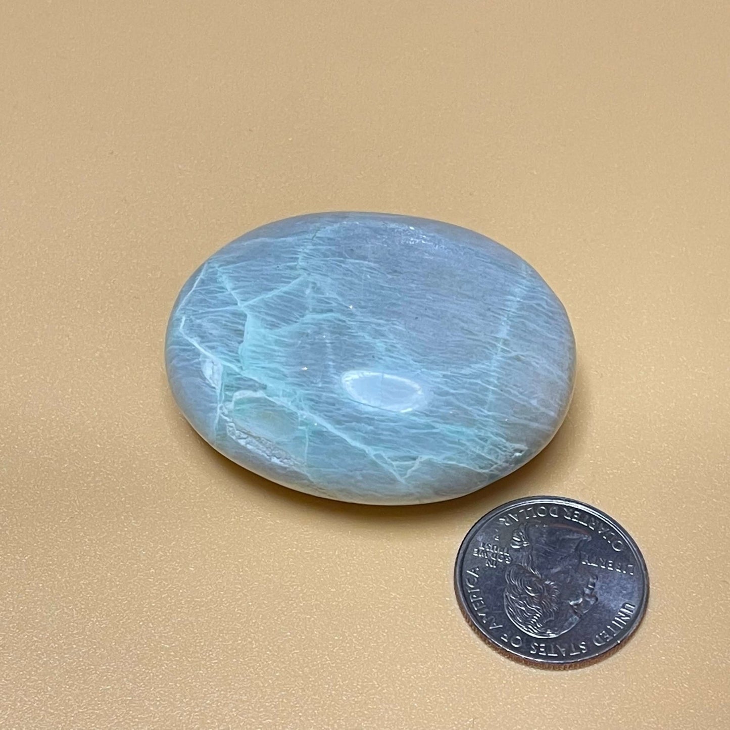 Garnierite Palm Stone - Healing Stone Beings