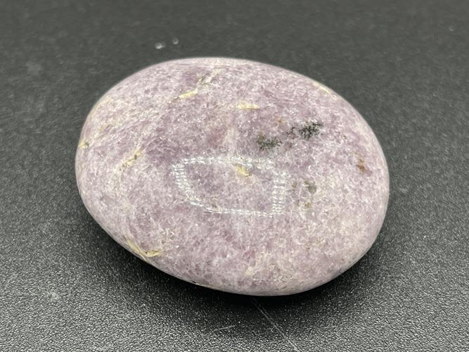 Lepidolite Palm Stone - Healing Stone Beings