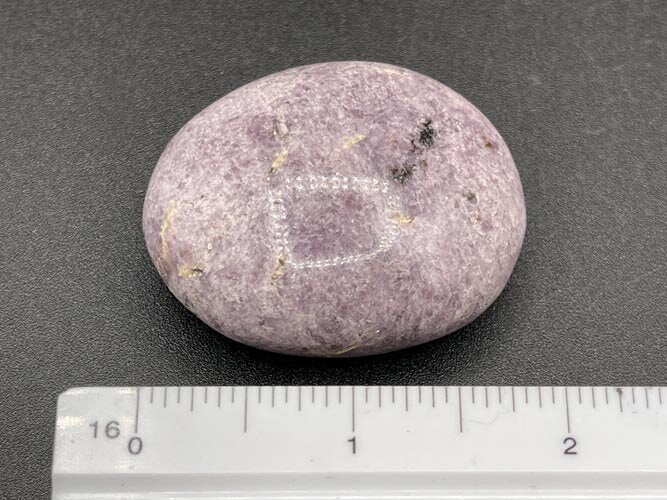 Lepidolite Palm Stone - Healing Stone Beings