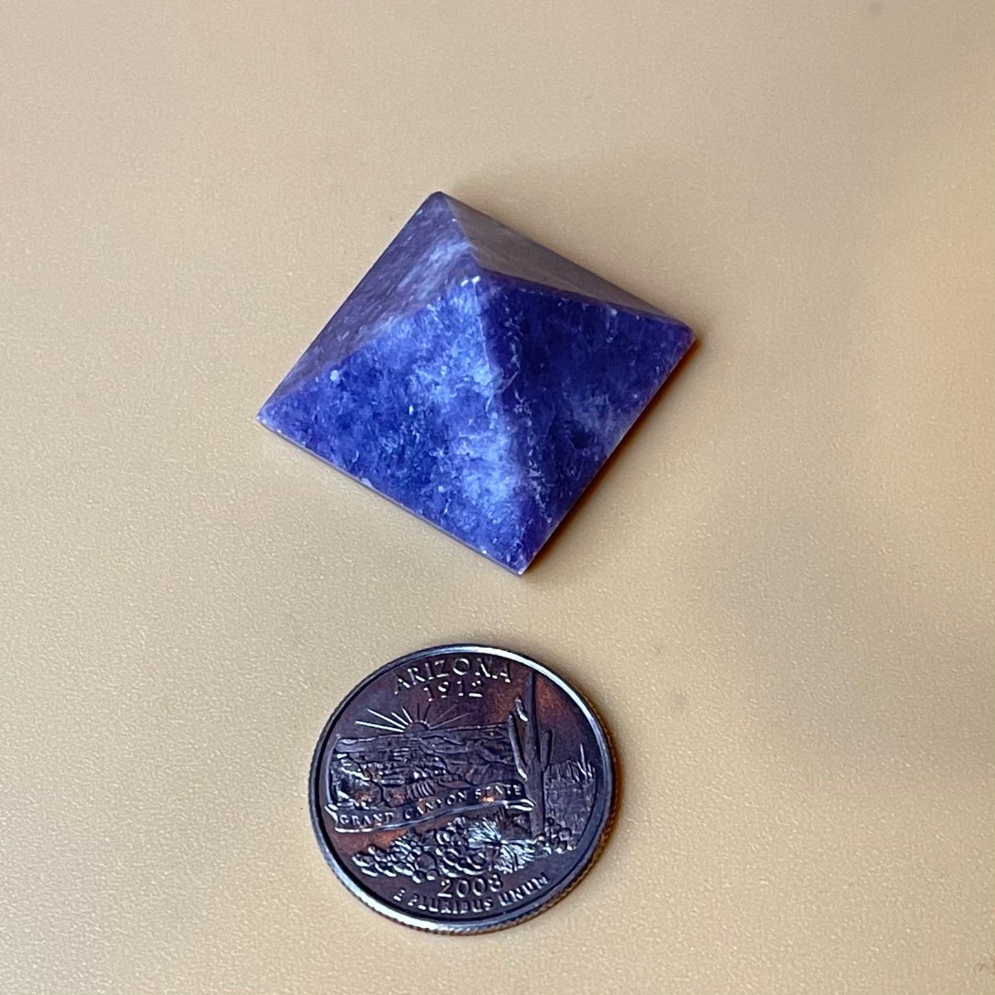 Lepidolite Pyramid - Healing Stone Beings