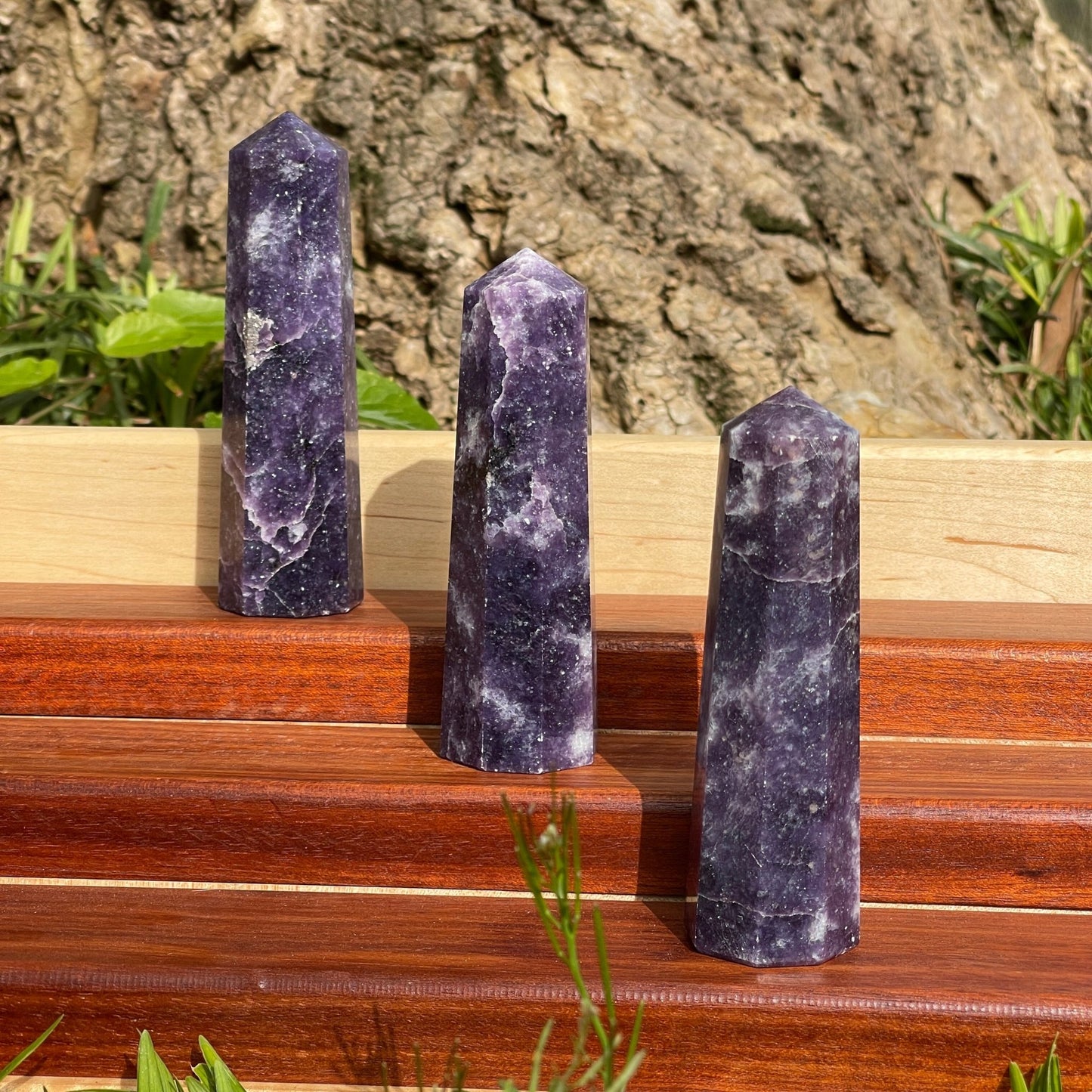 Lepidolite Tower - Healing Stone Beings