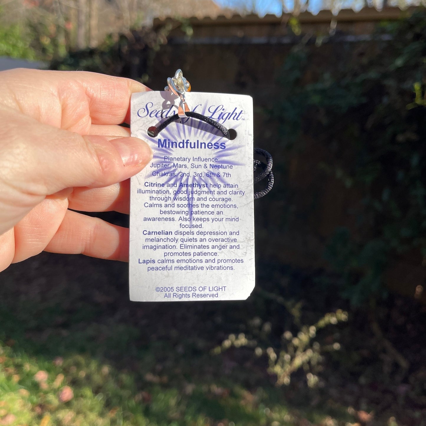 Mindfulness Pendant - Healing Stone Beings