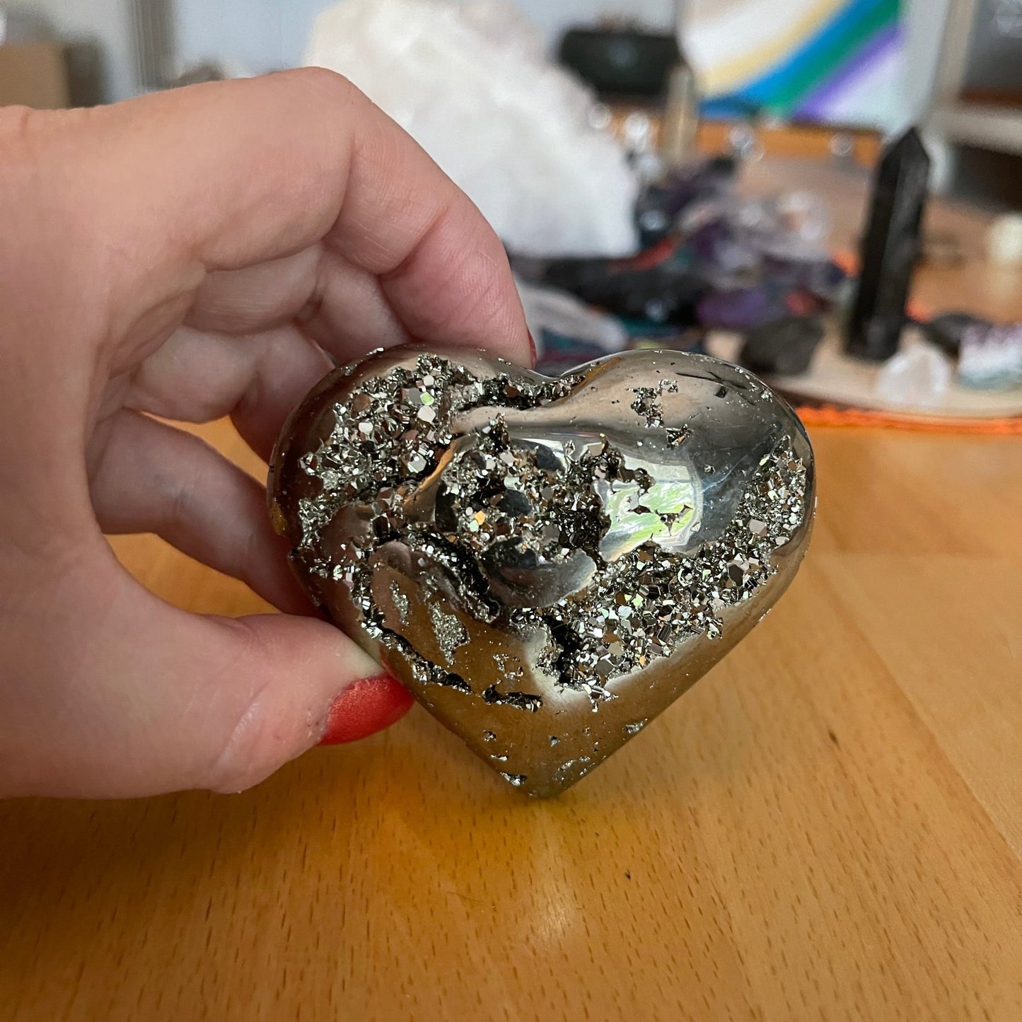 Pyrite Heart - Healing Stone Beings