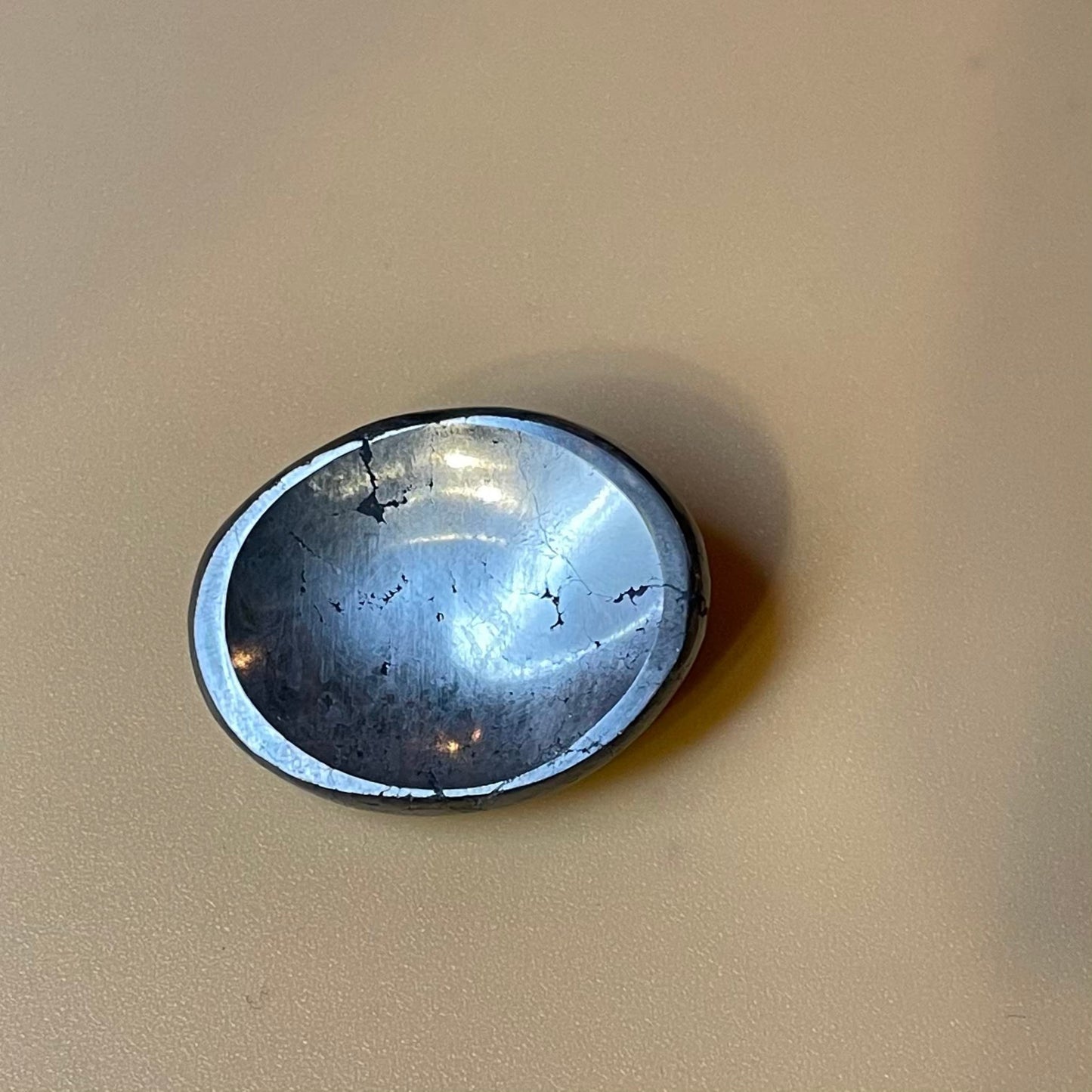 Pyrite Worry Stone - Healing Stone Beings