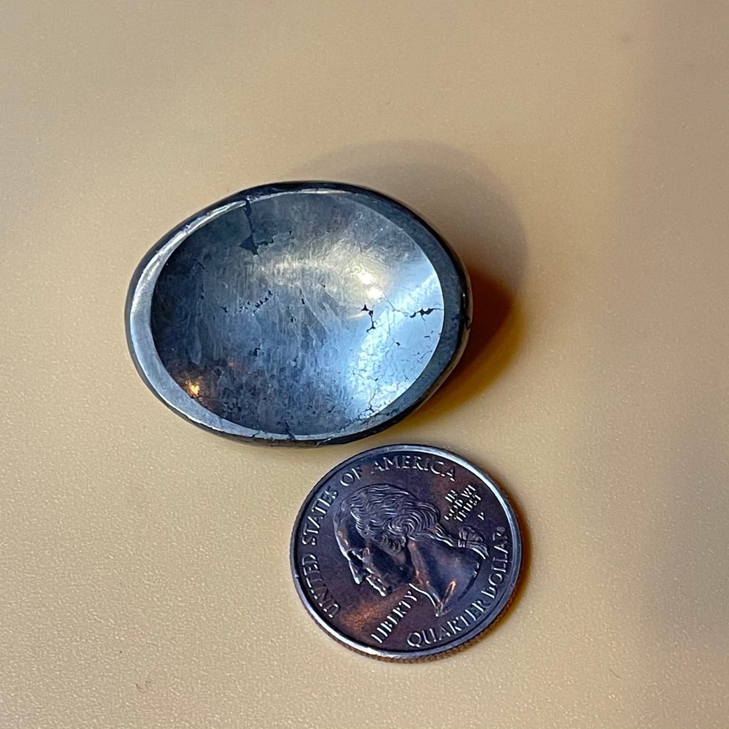 Pyrite Worry Stone - Healing Stone Beings