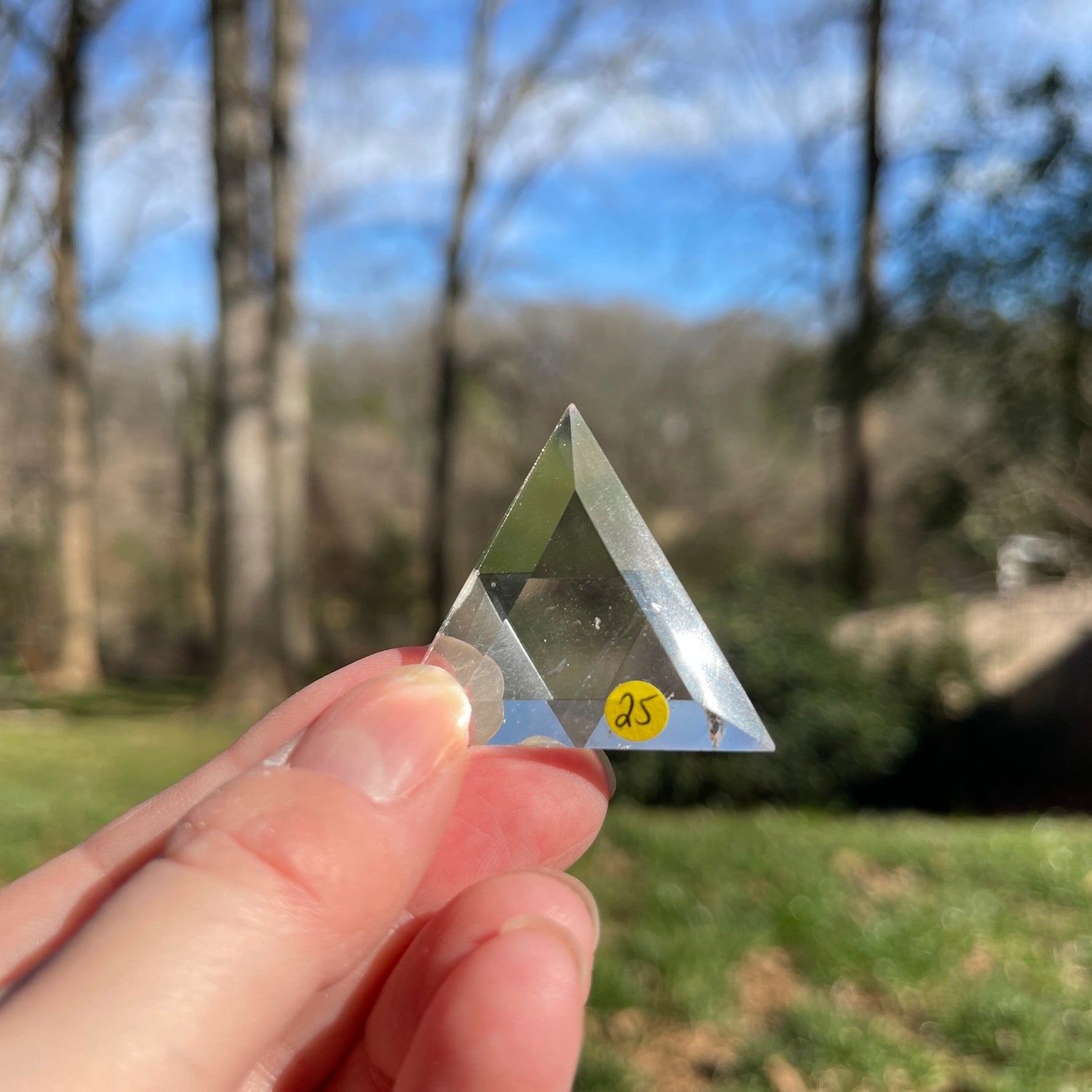 Quartz Channeling Triangle - Healing Stone Beings