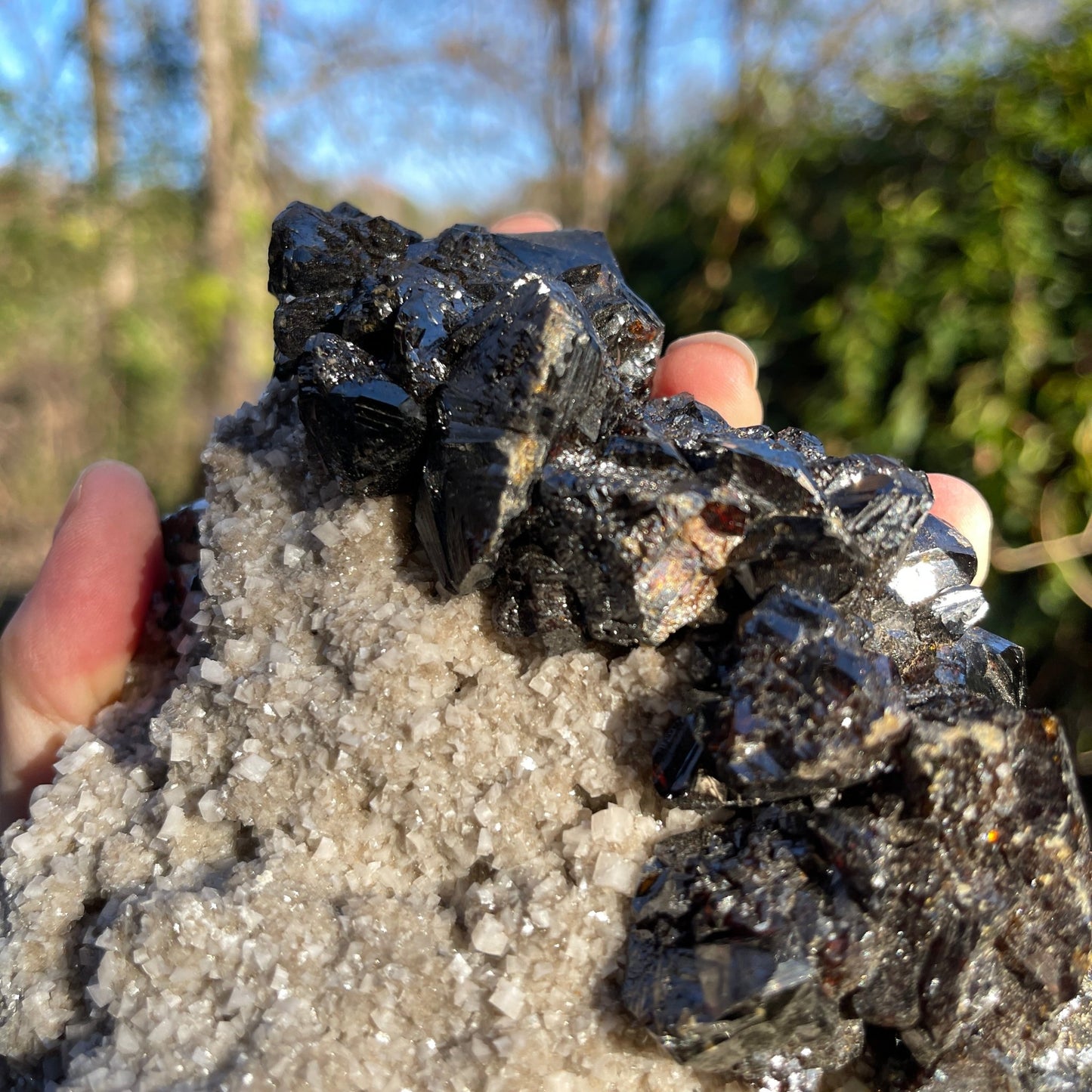 Sphalerite, Dolomite and Calcite Elmwood Mine - Healing Stone Beings