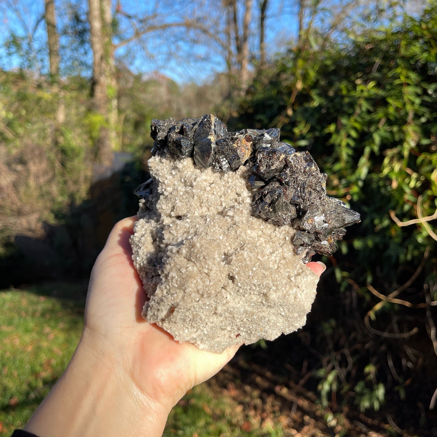 Sphalerite, Dolomite and Calcite Elmwood Mine - Healing Stone Beings