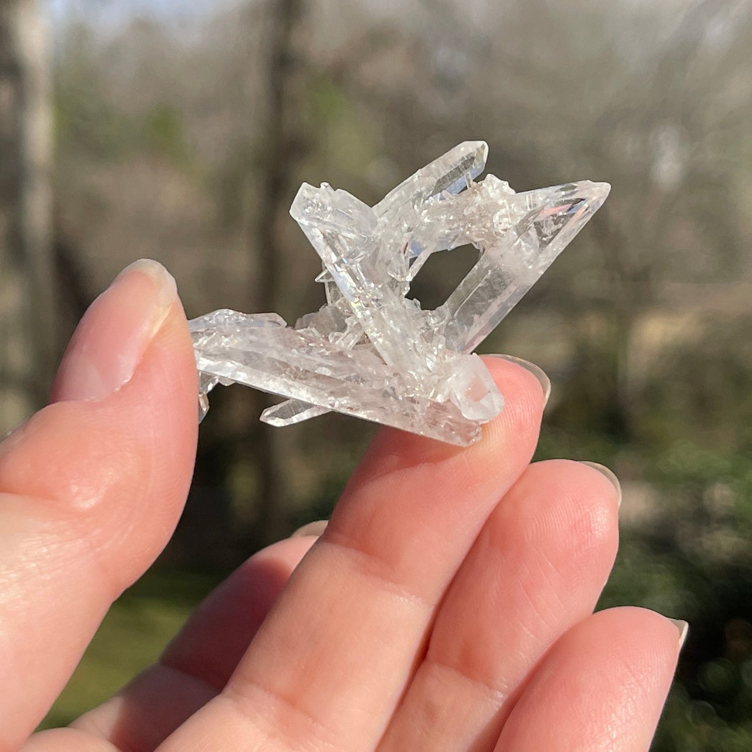 Tibetan Singing Quartz Cluster - Healing Stone Beings