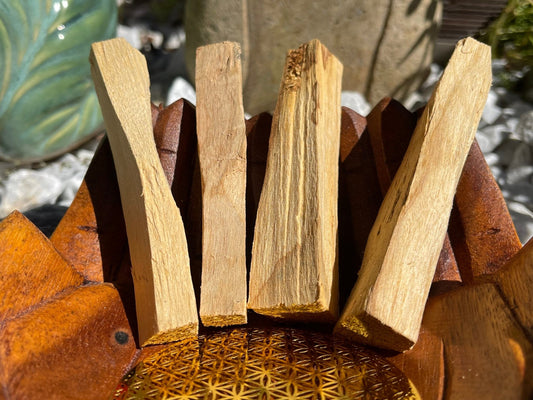 4 Palo Santo Sticks - Healing Stone Beings