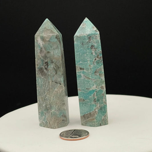 Amazonite Tower (Large) - Healing Stone Beings