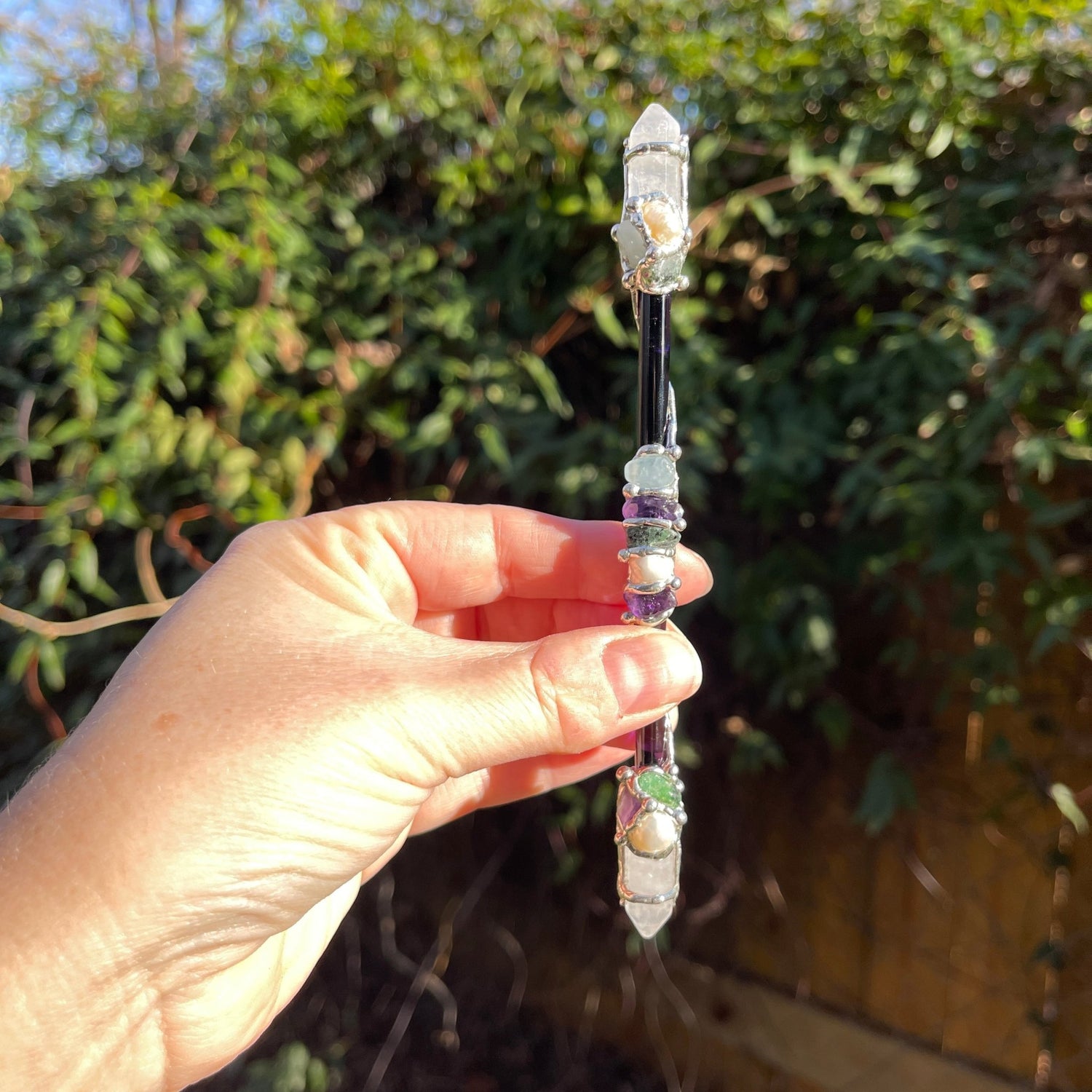 Ask, Believe, Receive - The Law of Attraction Wand - Healing Stone Beings