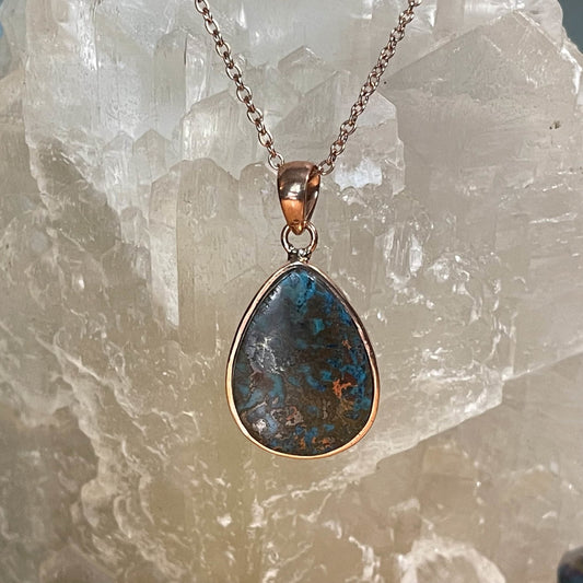 Azurite Pendant - Small - Healing Stone Beings