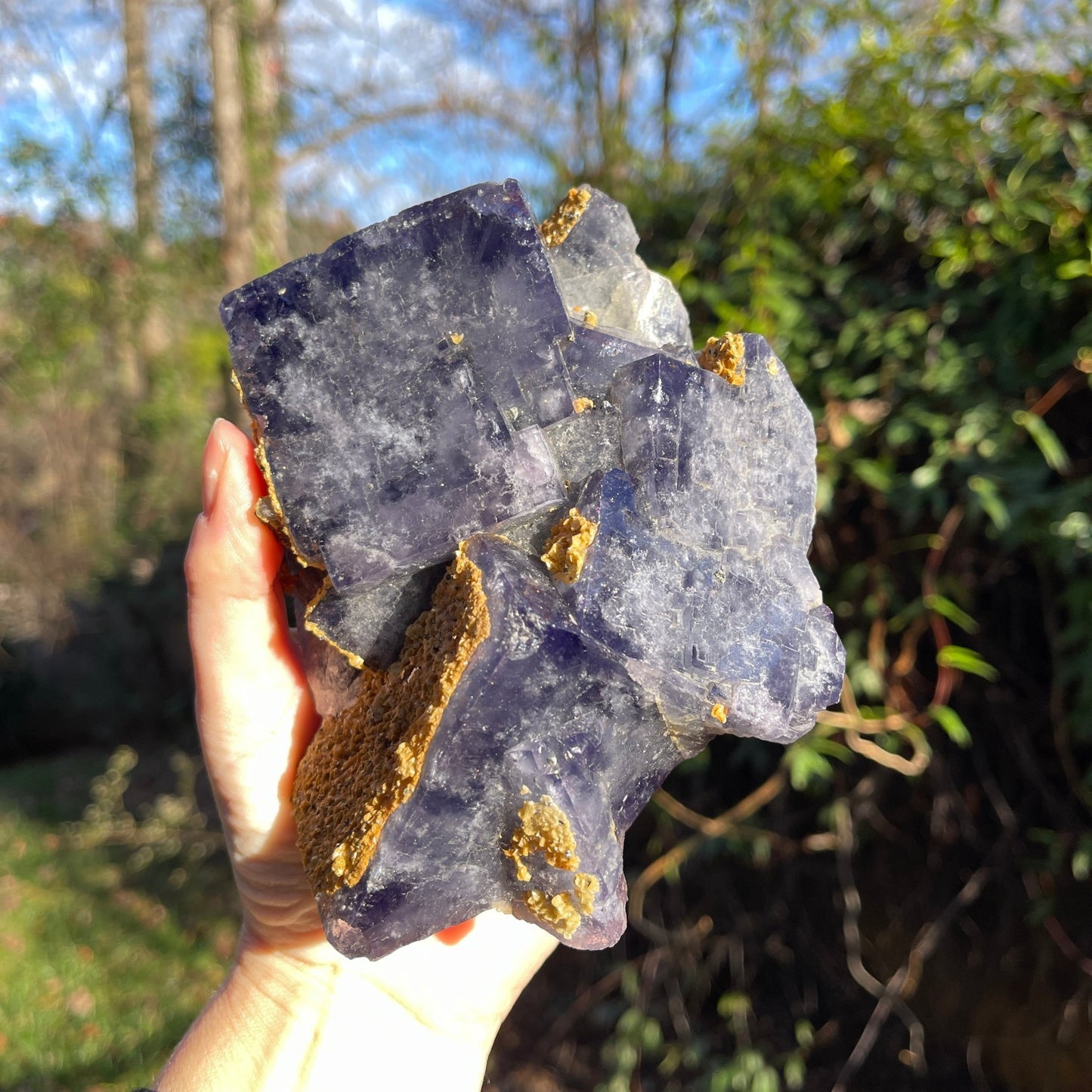 Druzy Quartz & Fluorite Nigeria - Healing Stone Beings