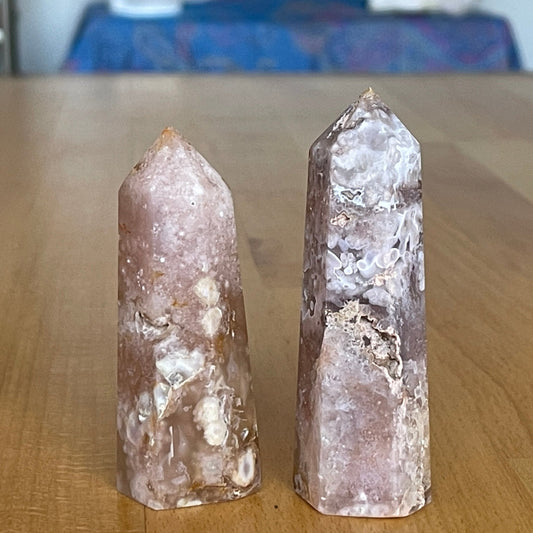 Flower Agate Tower (Medium) - Healing Stone Beings