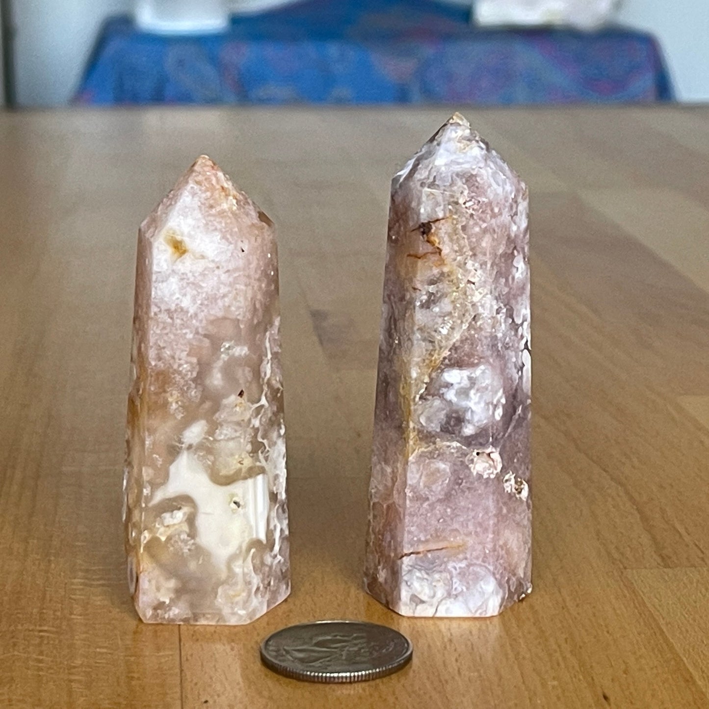 Flower Agate Tower (Medium) - Healing Stone Beings