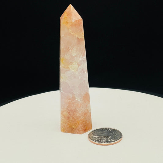 Flower Agate Tower (Small) - Healing Stone Beings