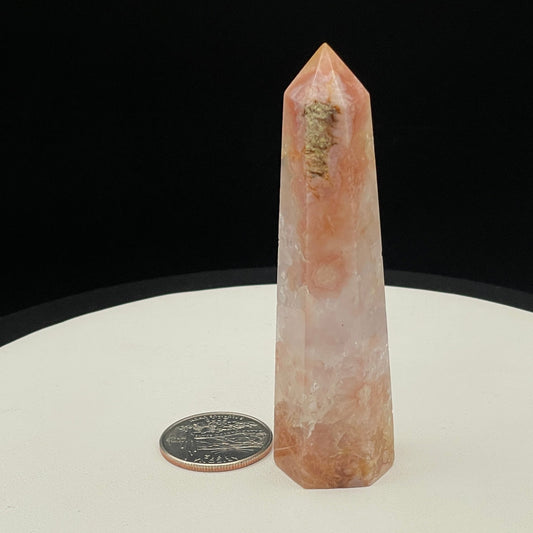 Flower Agate Tower (Small) - Healing Stone Beings
