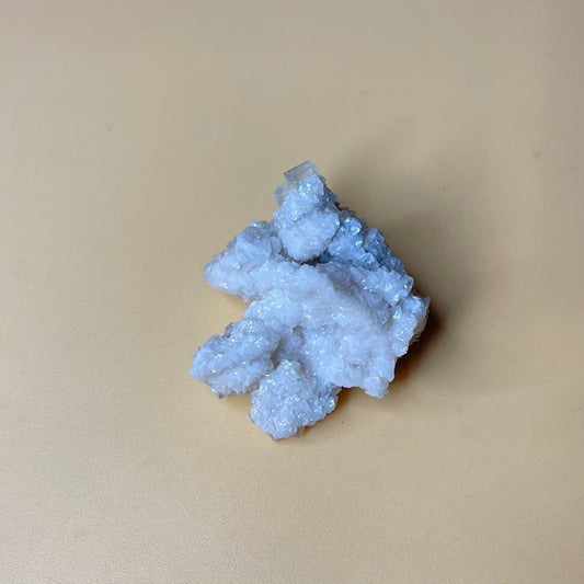 Fluorite on Calcite - Healing Stone Beings