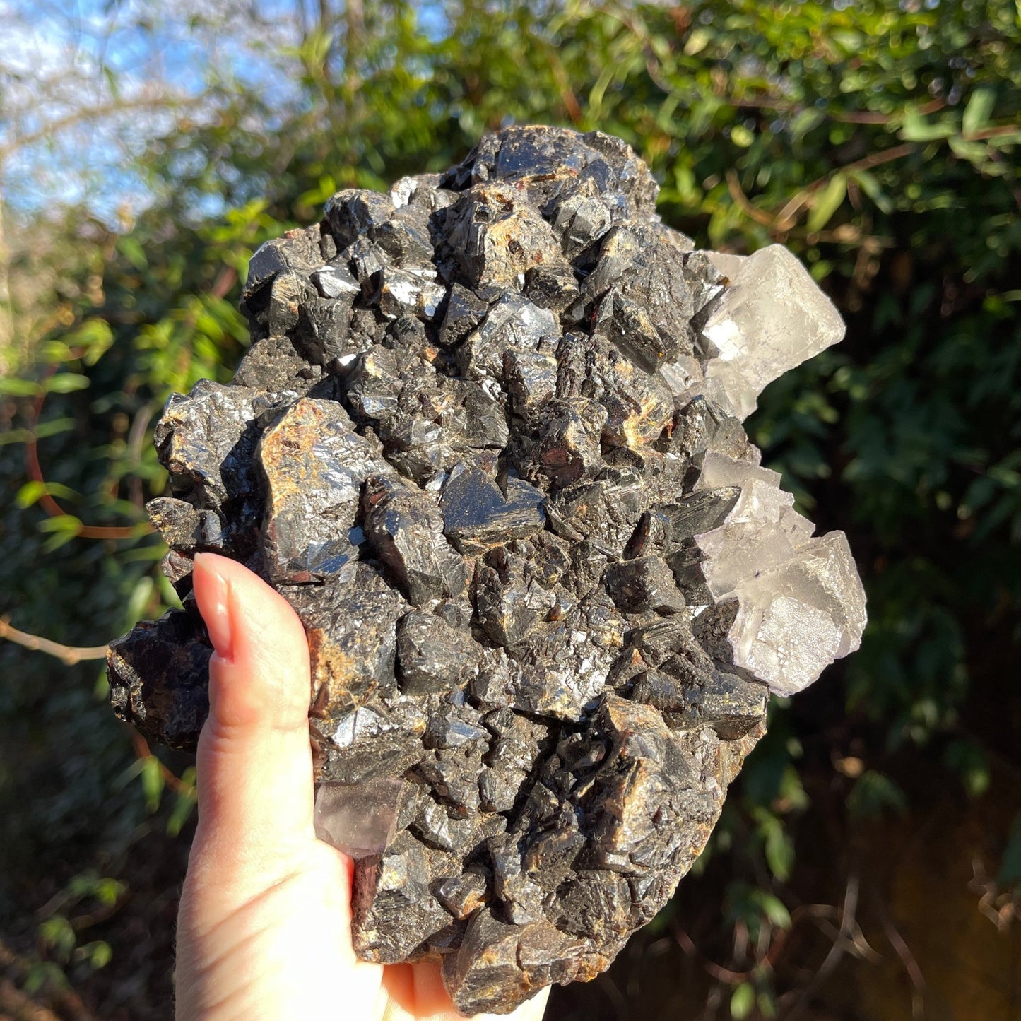 Fluorite with Sphalerite Elmwood Mine - Healing Stone Beings