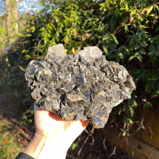Fluorite with Sphalerite Elmwood Mine - Healing Stone Beings