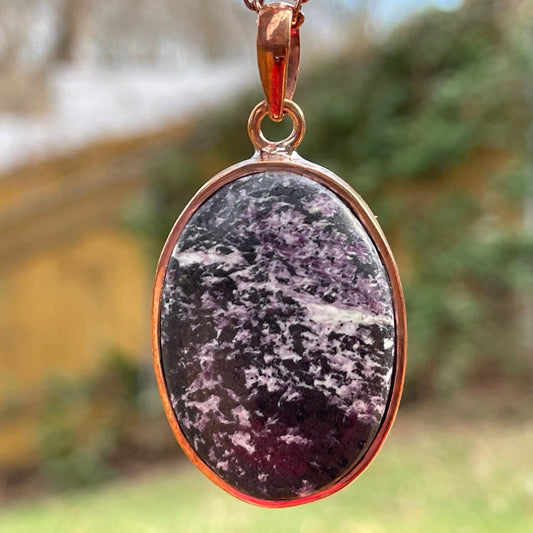 Galaxy Quartz Pendant - Healing Stone Beings