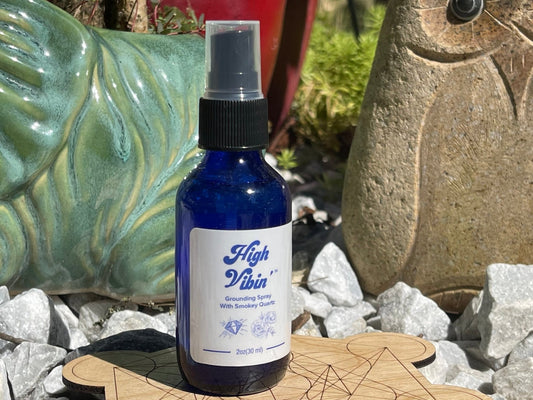 Grounding Spray With Smokey Quartz - Healing Stone Beings