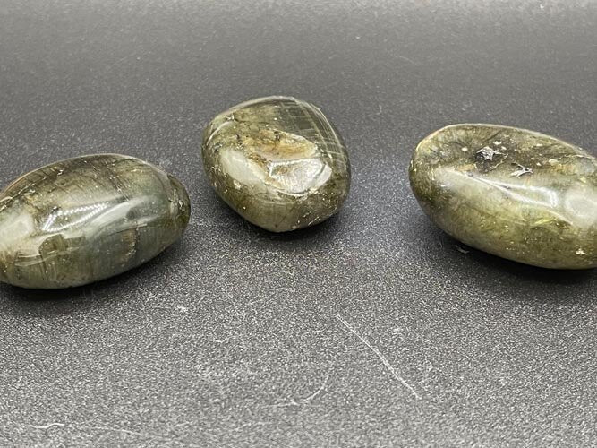Labradorite Palm Stone - Healing Stone Beings