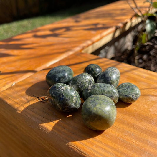 Nephrite Tumbles - Healing Stone Beings