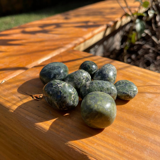 Nephrite Tumbles - Healing Stone Beings