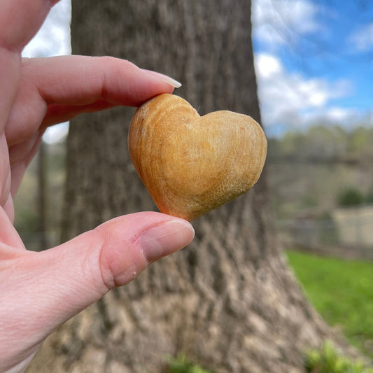 Palo Santo Heart - Healing Stone Beings
