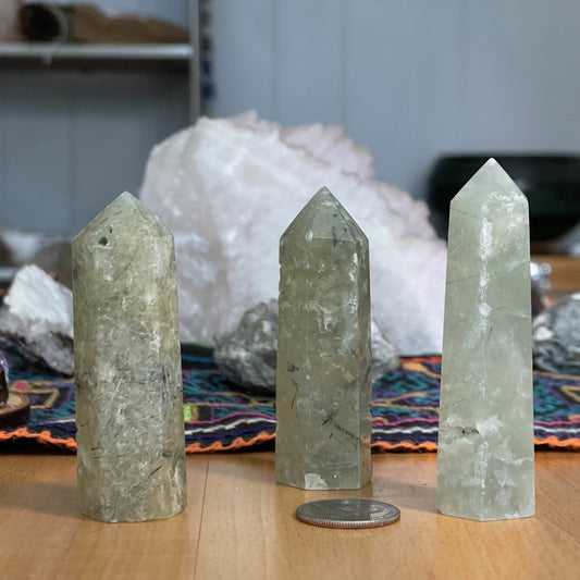 Prehnite Tower - Healing Stone Beings