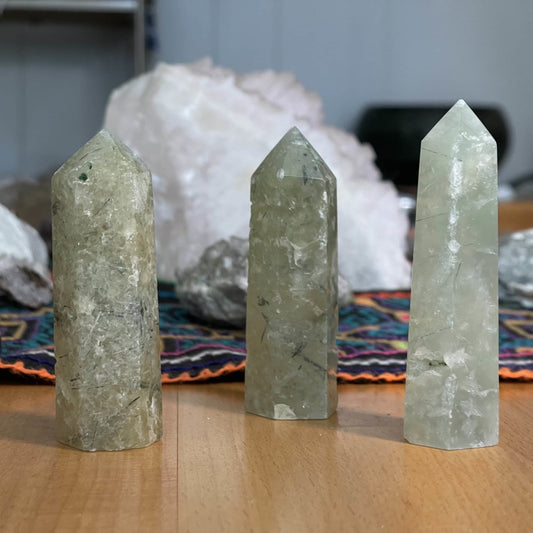 Prehnite Tower - Healing Stone Beings