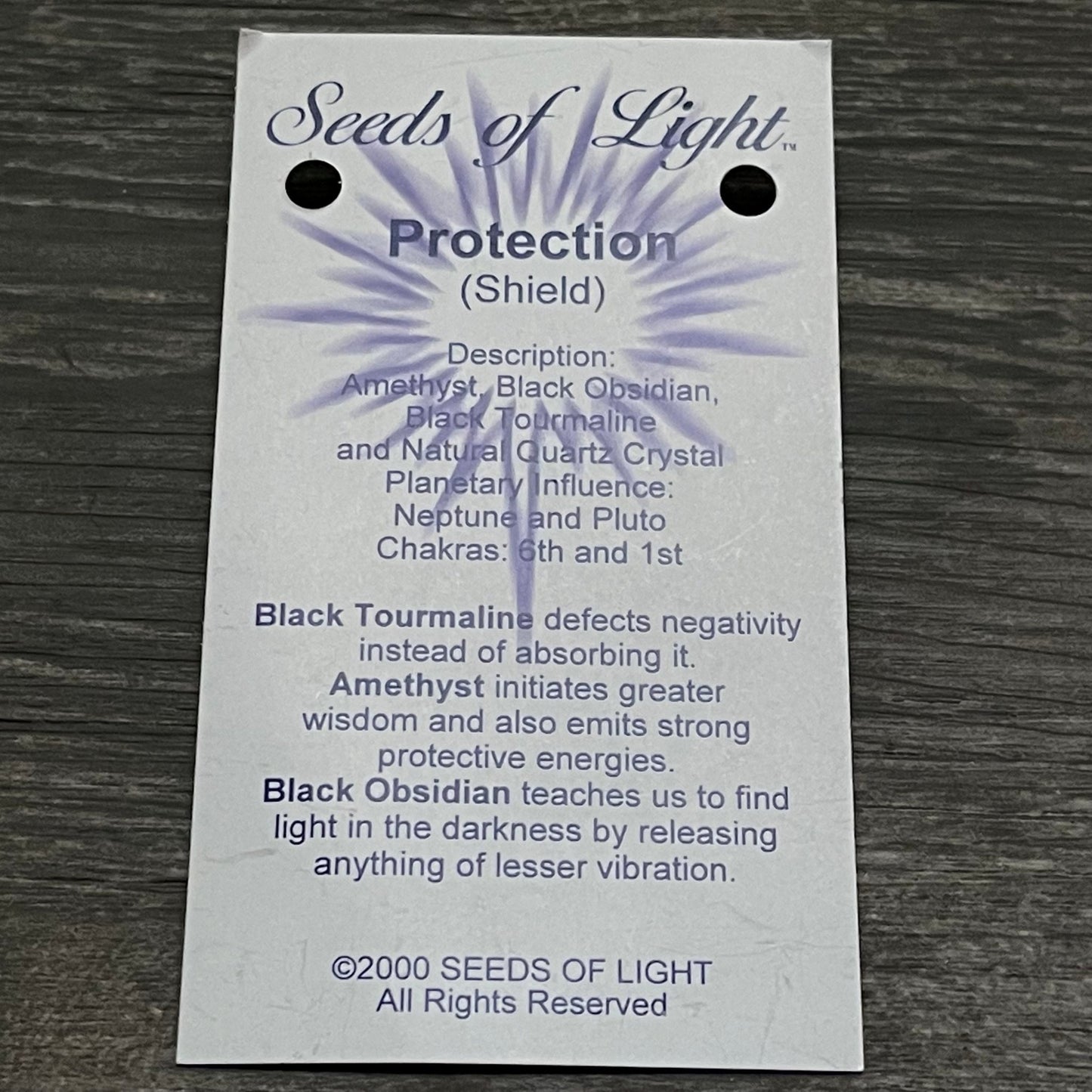 Protection (Shield) Pendant - Healing Stone Beings