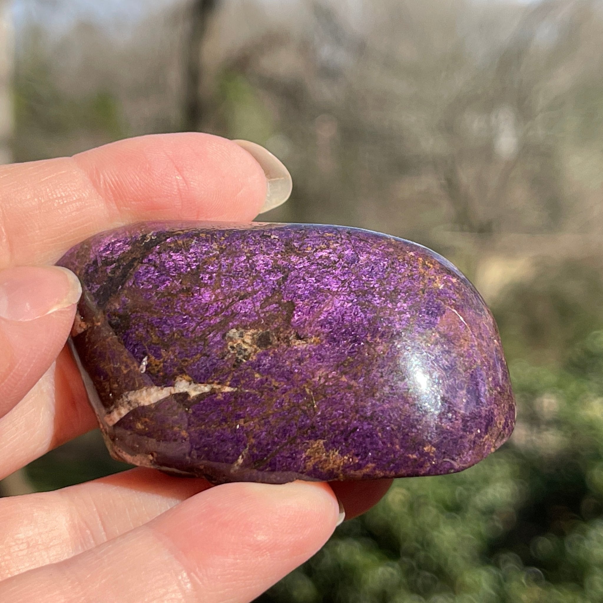 Peperite Stone Purpurite: The Stone of Inner Vision – Healing Stone Beings