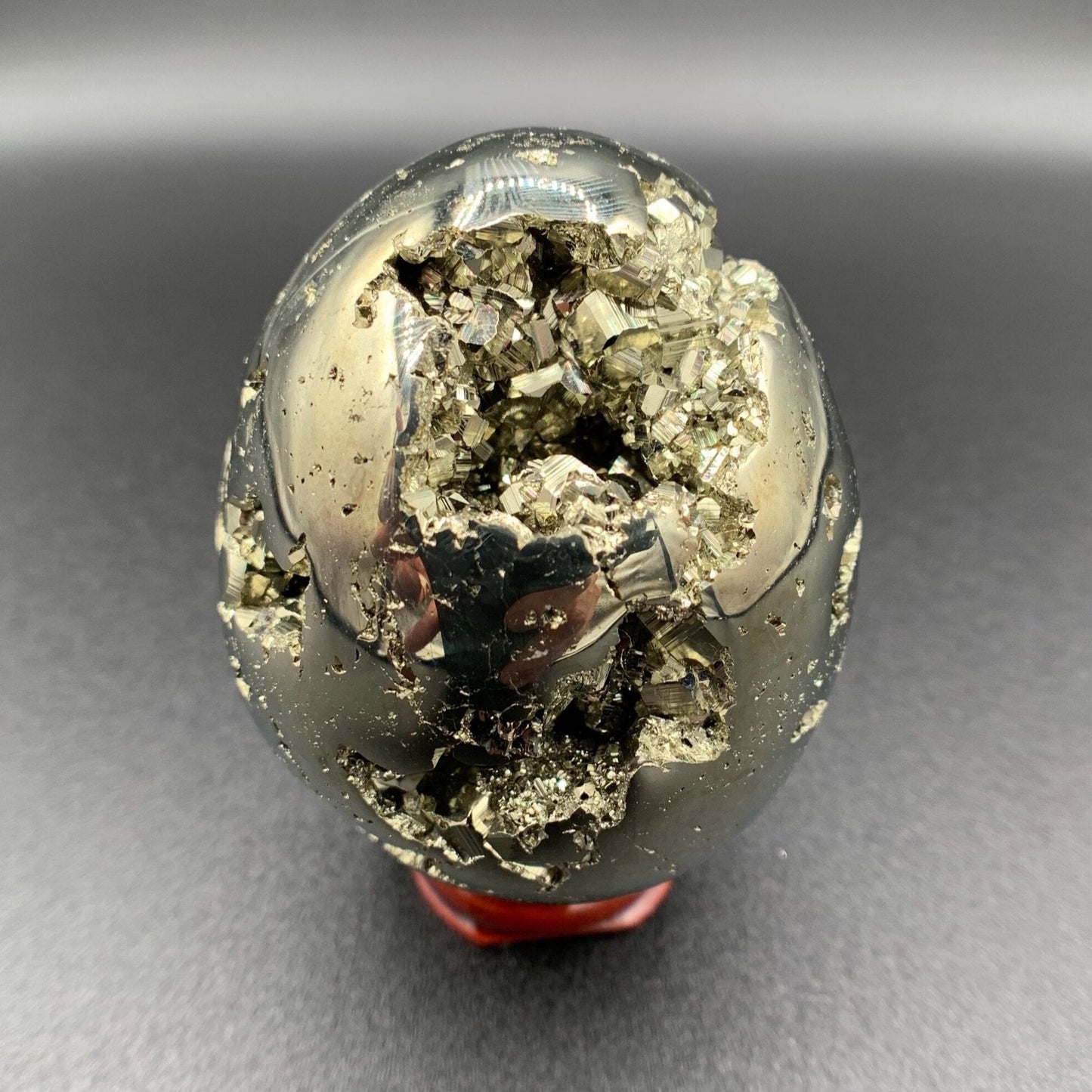 Pyrite Egg - Large - Healing Stone Beings