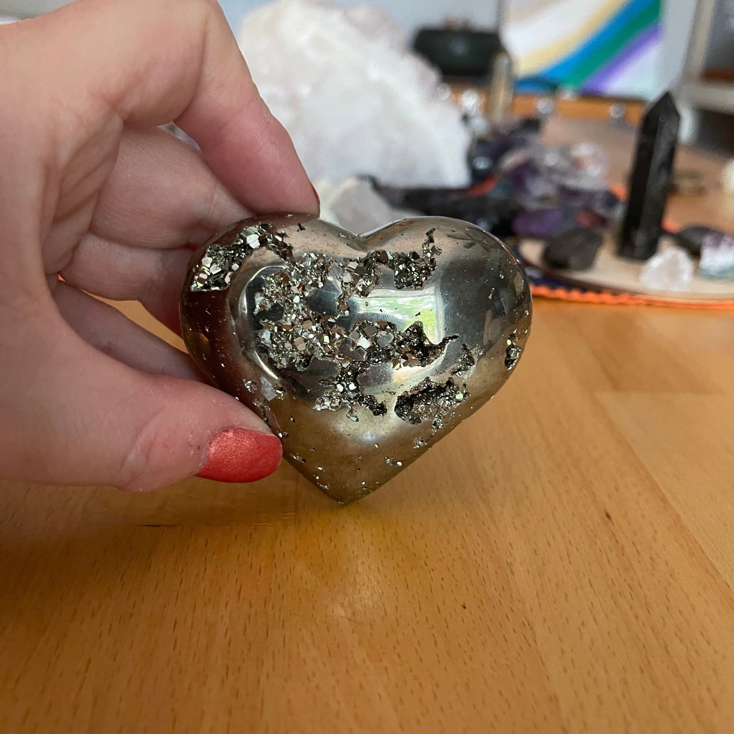Pyrite Heart - Healing Stone Beings