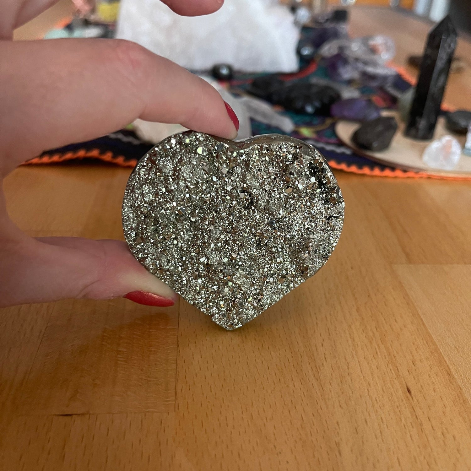 Pyrite Heart - Healing Stone Beings