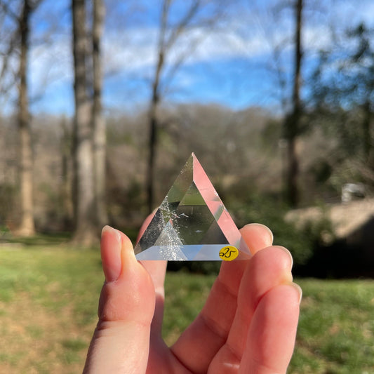 Quartz Channeling Triangle - Healing Stone Beings