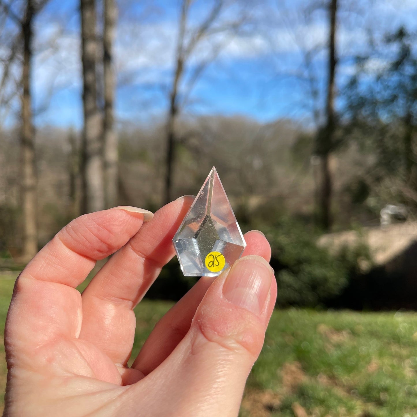 Quartz Channeling Triangle - Healing Stone Beings