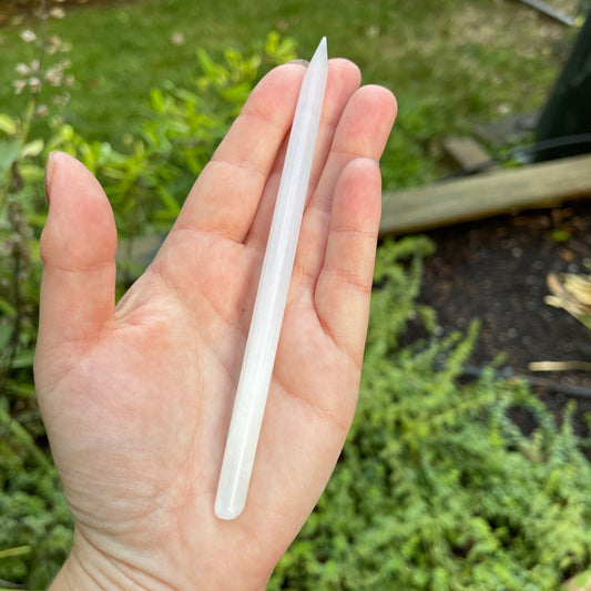 Selenite Pencil - Healing Stone Beings