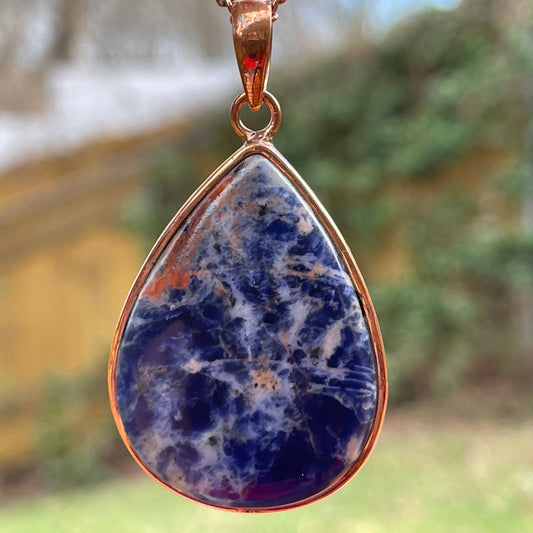 Sodalite Pendant - Healing Stone Beings