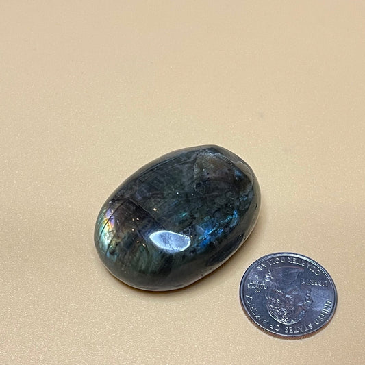Spectralite Palm Stone - Healing Stone Beings